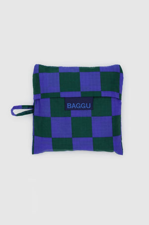 IRIS GREEN CHECK BAGGU