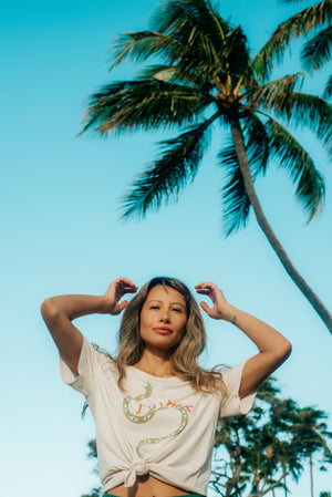 TEE MOTHER SNAKE - OVERSIZED FIT - MOONSTRUCK