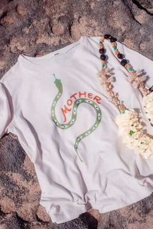 TEE MOTHER SNAKE - OVERSIZED FIT - MOONSTRUCK