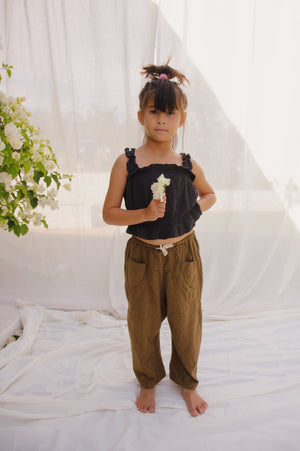 KIIKII PANT LUCA - AVOCADO