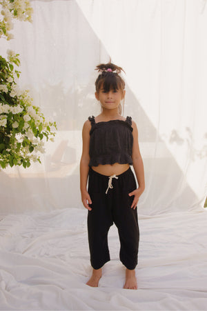 KIIKII PANT LUCA - LAVA BLACK