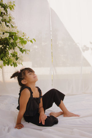 KIIKII PANT LUCA - LAVA BLACK