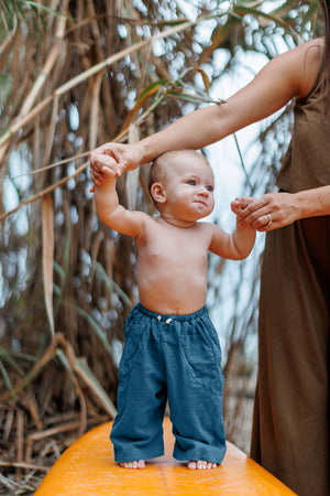 KIIKII PANT LUCA - BLUE HAWAI'I
