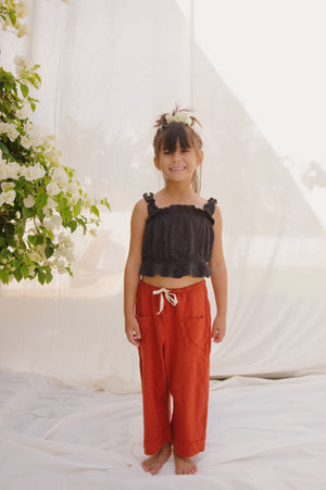 KIIKII PANT LUCA - LEHUA RED