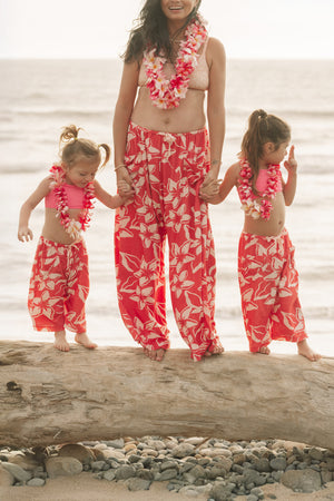 PANT LUCA - PINK PLUMERIA