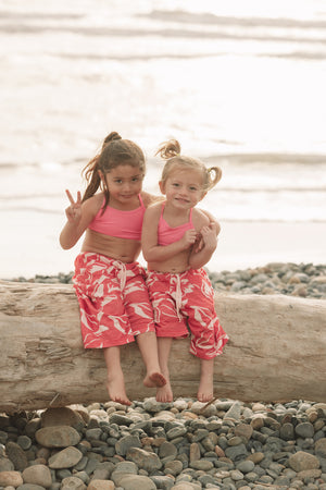 KIIKII PANT LUCA - PINK PLUMERIA