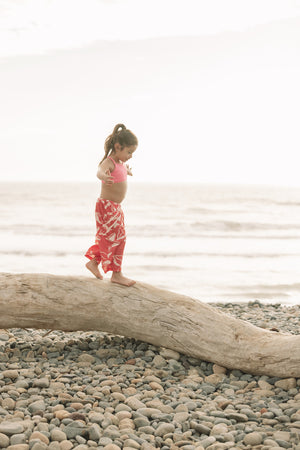 KIIKII PANT LUCA - PINK PLUMERIA