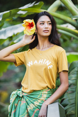 TEE WAHINE - PINEAPPLE