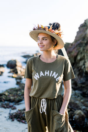 TEE WAHINE - AVOCADO