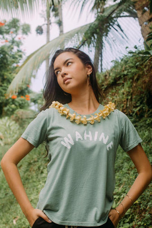 TEE WAHINE - ALOE