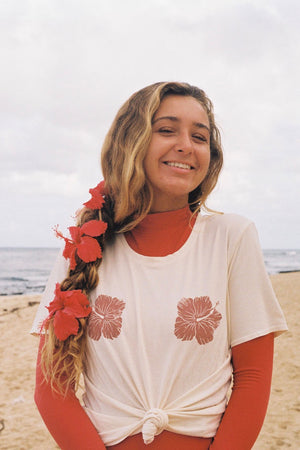 TEE LOVE YOUR WAHINES - COCONUT