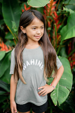 YOUTH TEE WAHINE - ALOE