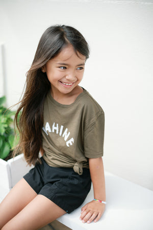YOUTH TEE WAHINE - AVOCADO