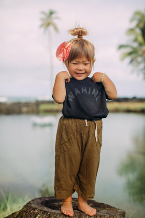 KIIKII TEE WAHINE - LAVA BLACK