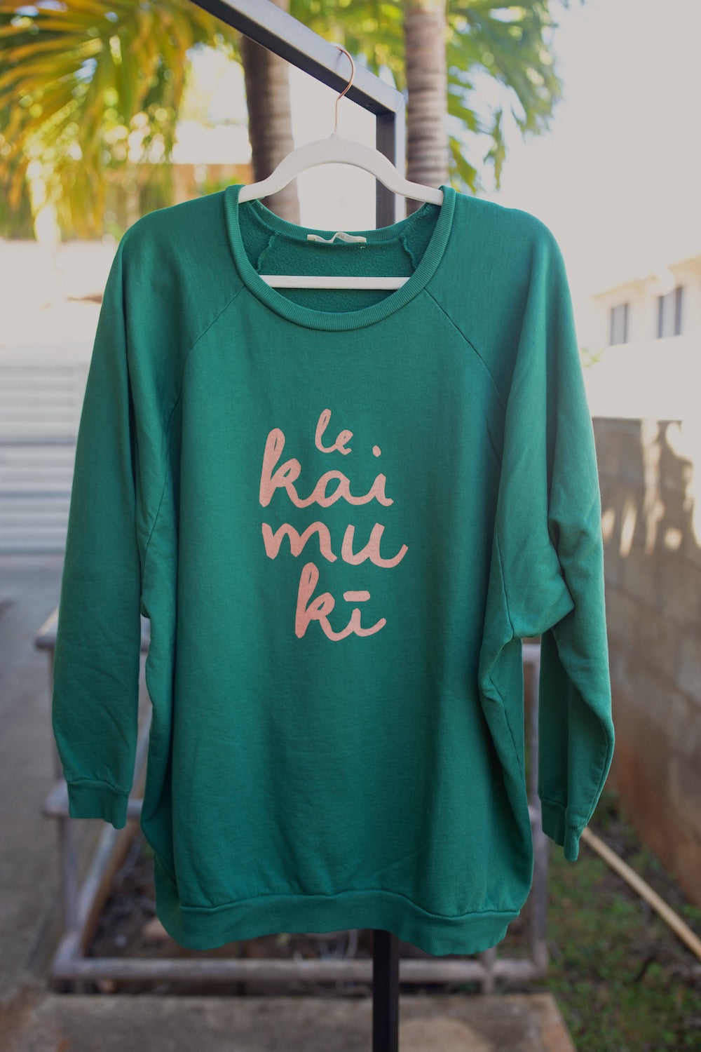 OVERSIZED SWEATER KAIMUKĪ - MATCHA