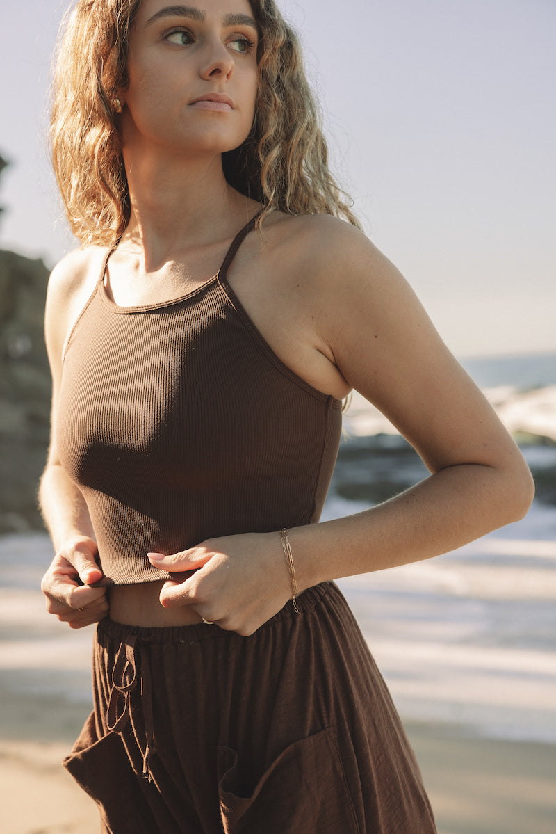 EVERYDAY ACTIVE TANK TOP - CACAO