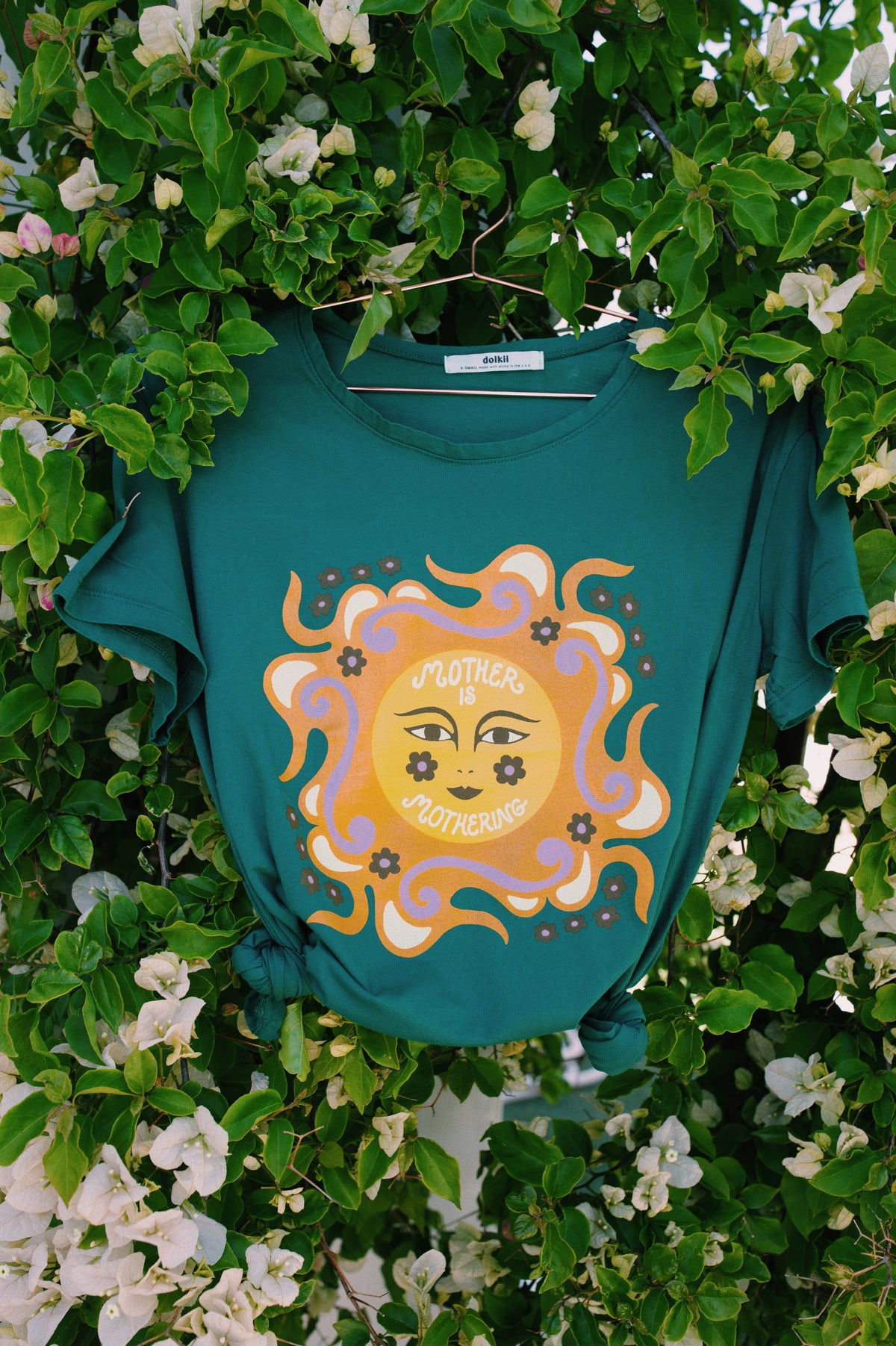 TEE MOTHER IS MOTHERING - OVERSIZED FIT - MATCHA