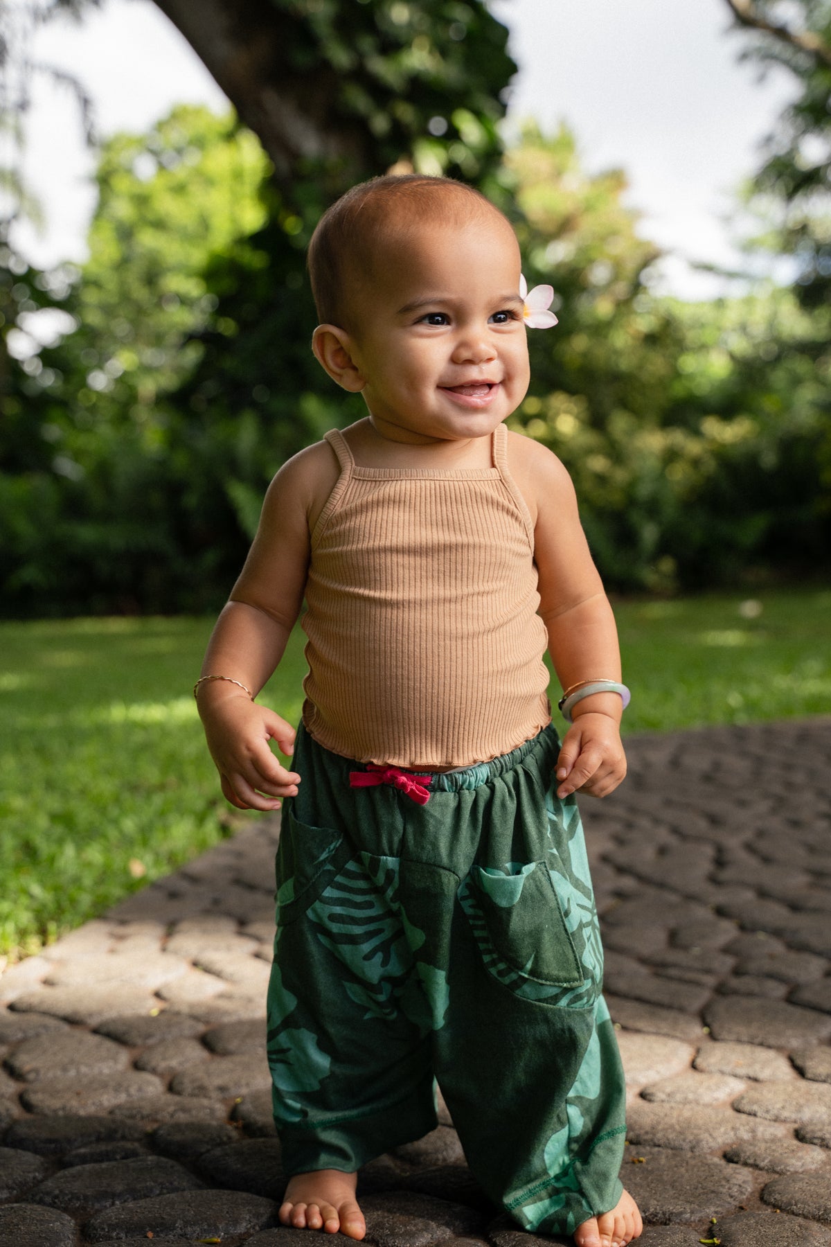 KIIKII PANT LUCA - DOLKII X LAS OLITAS - GREEN