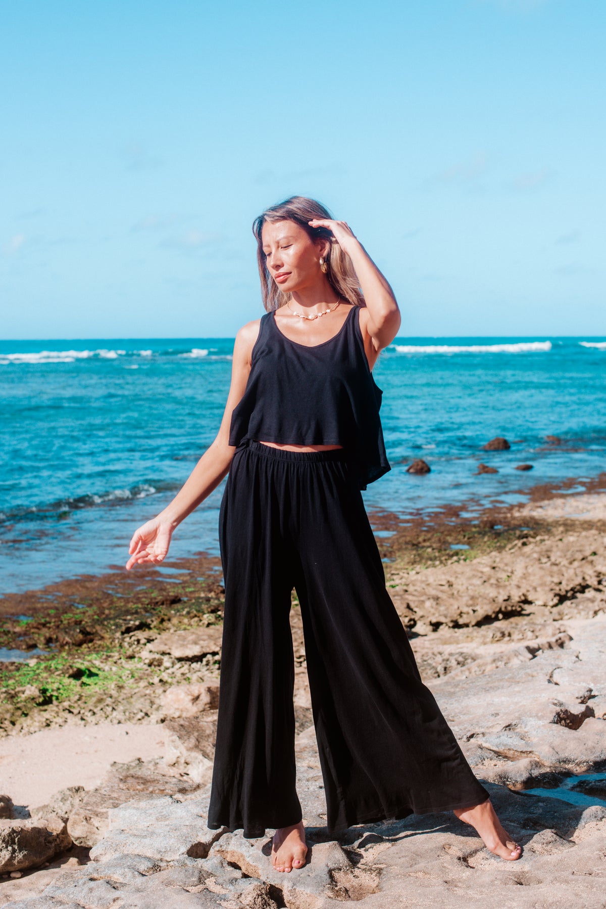 PANT LOLA - LAVA BLACK