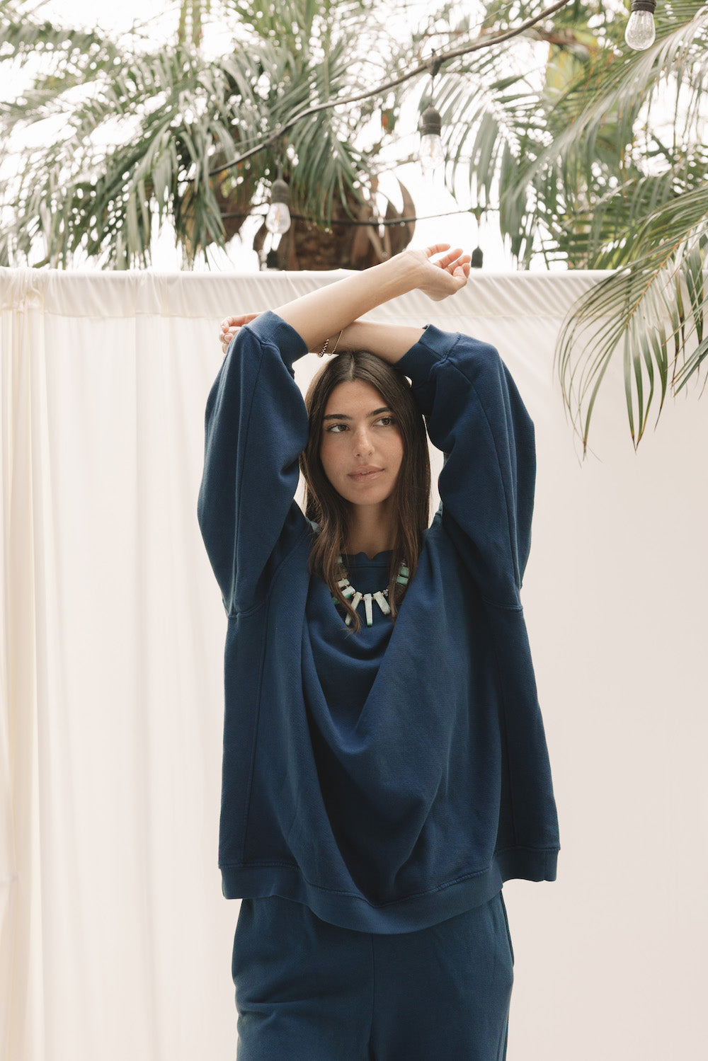 EVERYDAY OVERISIZED SWEATER - INDIGO BLUE