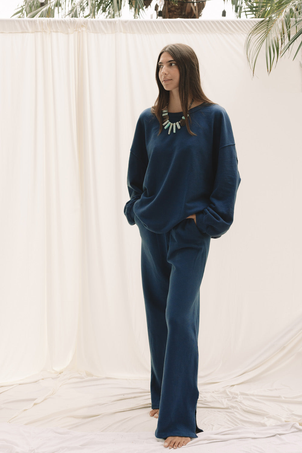 EVERYDAY OVERISIZED SWEATER - INDIGO BLUE