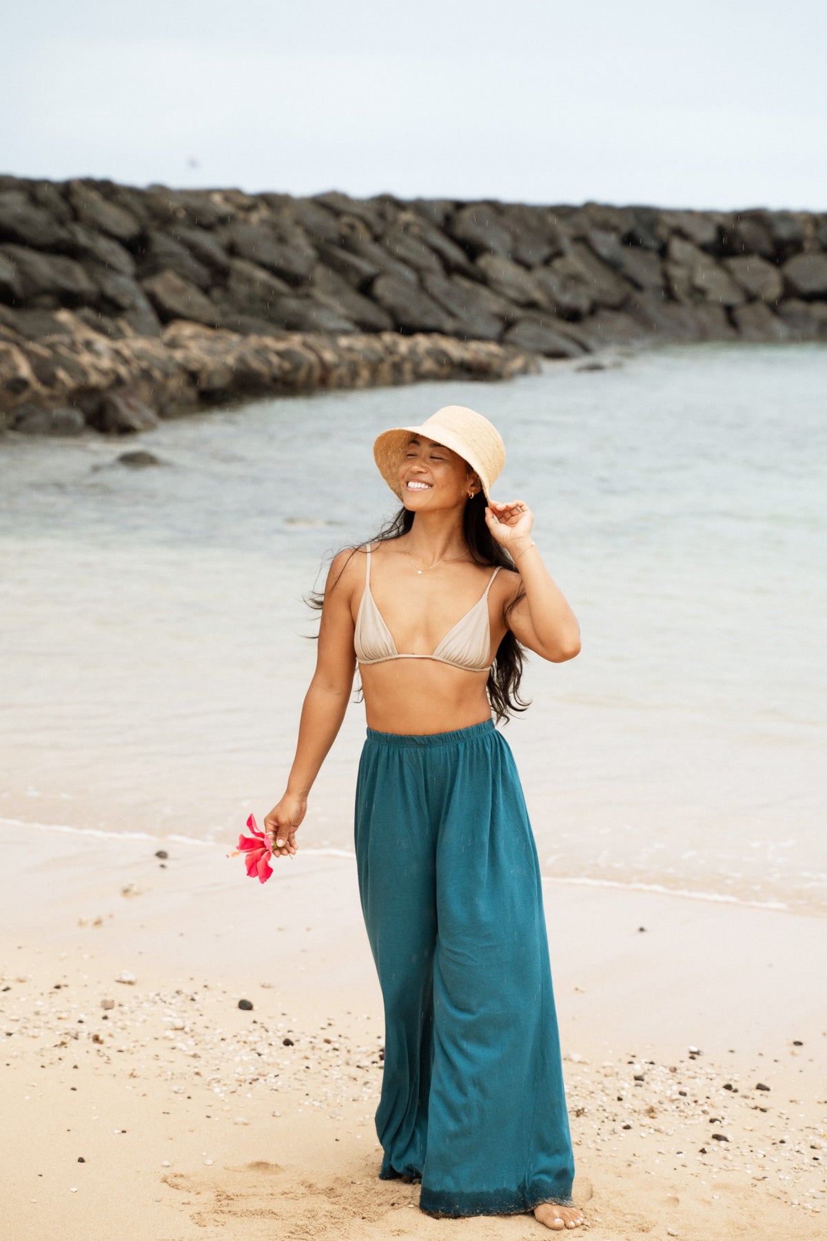 PANT LOLA - BLUE HAWAI&#39;I