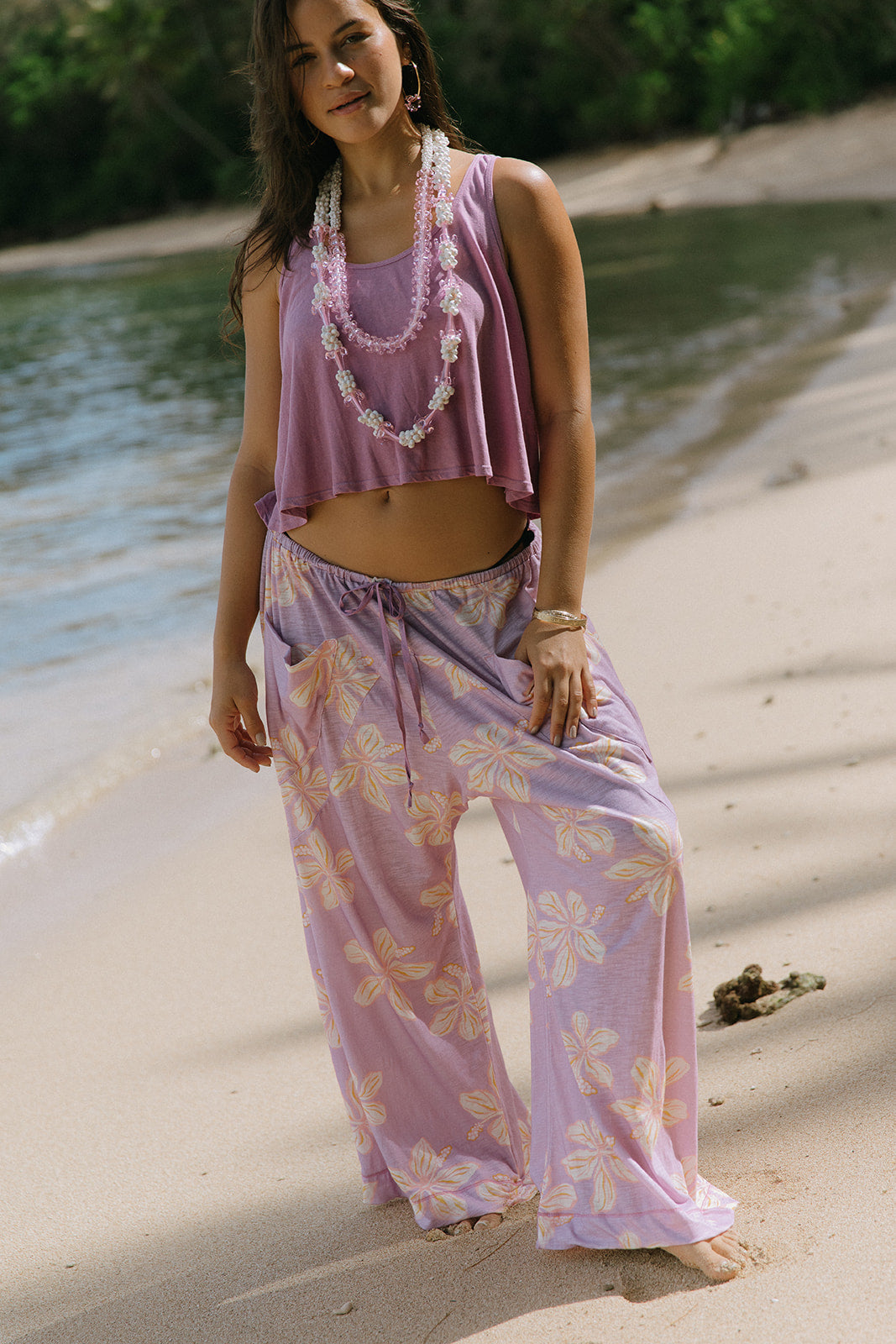 PANT LUCA - LAVENDER LEI