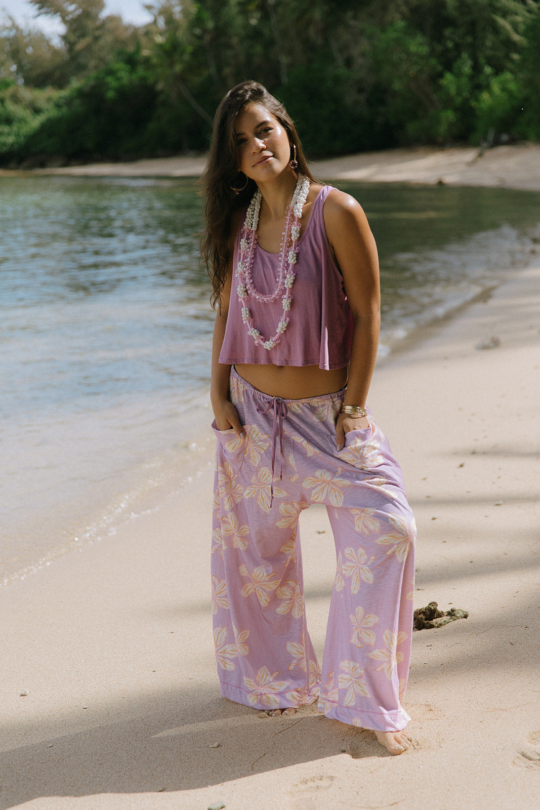 PANT LUCA - LAVENDER LEI