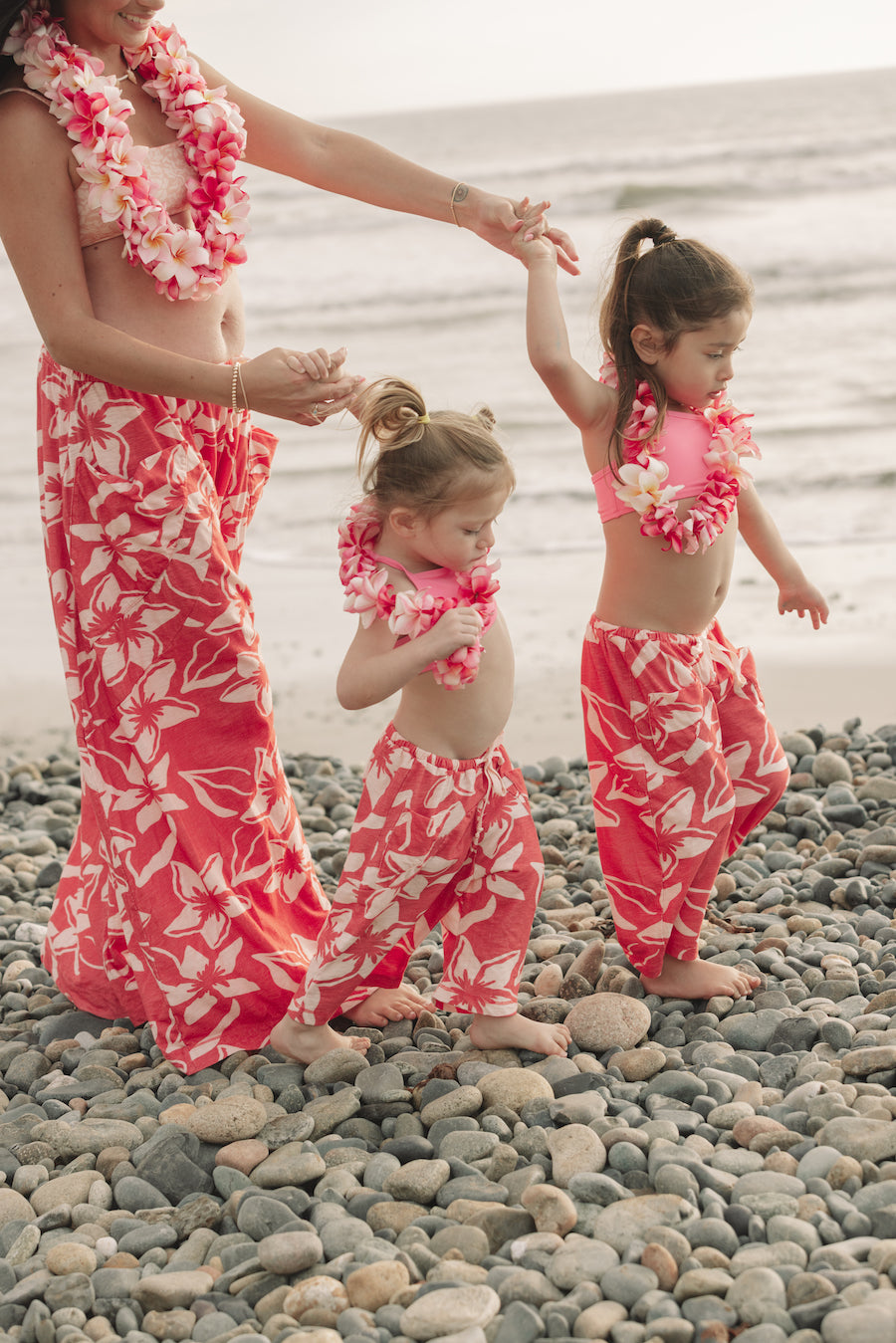 KIIKII PANT LUCA - PINK PLUMERIA