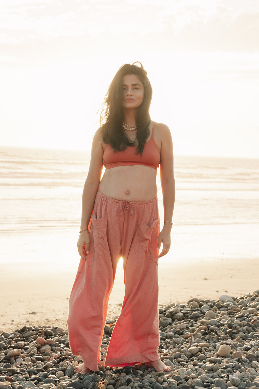 PANT LUCA - MAUVE CLOUD