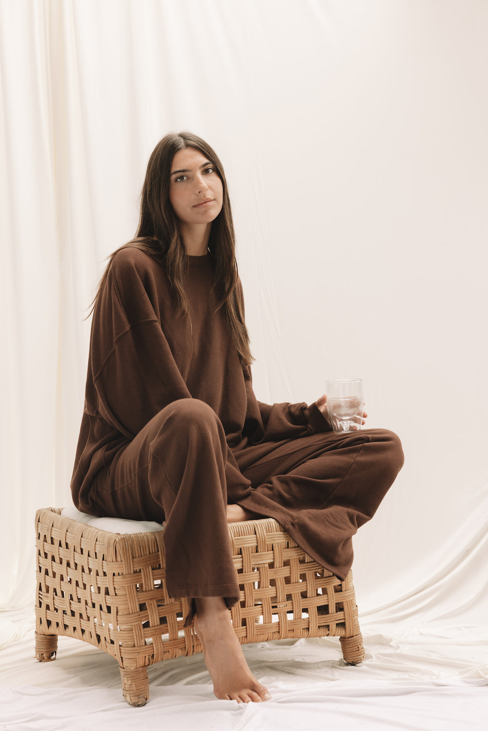 EVERYDAY OVERSIZED SWEATER - CACAO