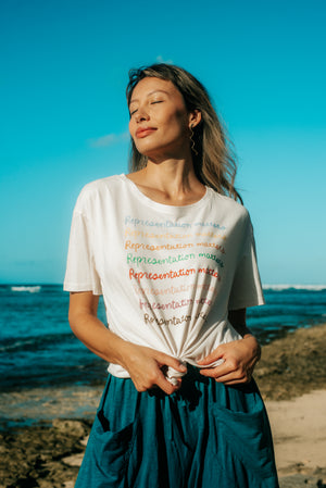 TEE REPRESENTATION MATTERS - OVERSIZED FIT - MOONSTRUCK