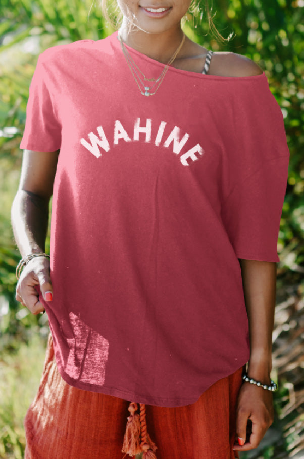 TEE WAHINE - GUAVA