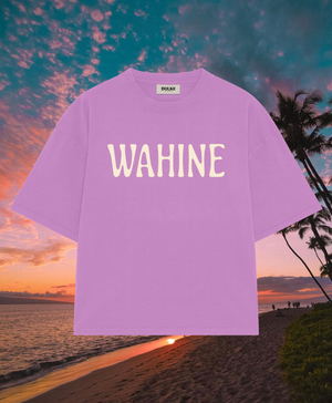 TEE WAHINE - BOXY CROPPED FIT - ORCHID