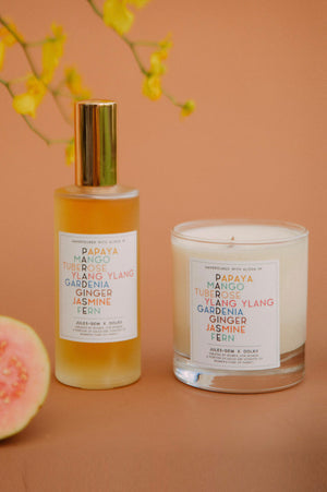 JULES + GEM HAWAI'I X DOLKII - 7 OZ CANDLE AND 4 OZ ROOM SPRAY BUNDLE