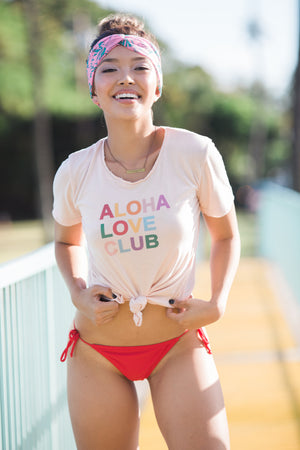 TEE ALOHA LOVE CLUB - PUA PINK