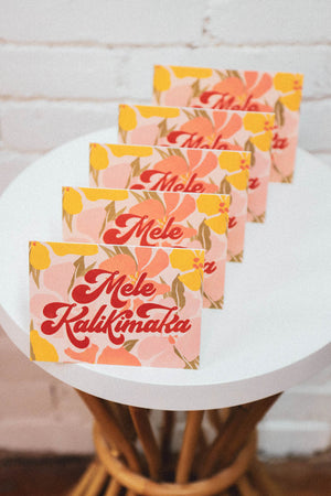 MELE KALIKIMAKA GREETING CARD