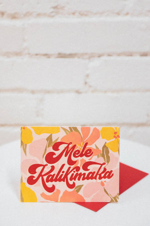 MELE KALIKIMAKA GREETING CARD