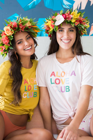 TEE ALOHA LOVE CLUB - PUA PINK