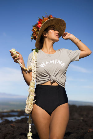 TEE WAHINE - MOON GREY