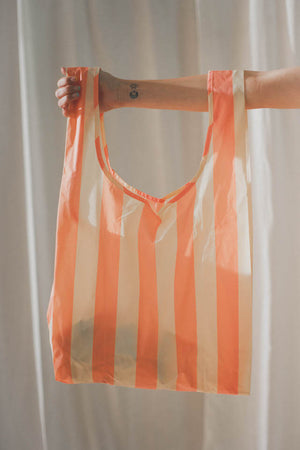 WASHED BRICK STRIPE BAGGU