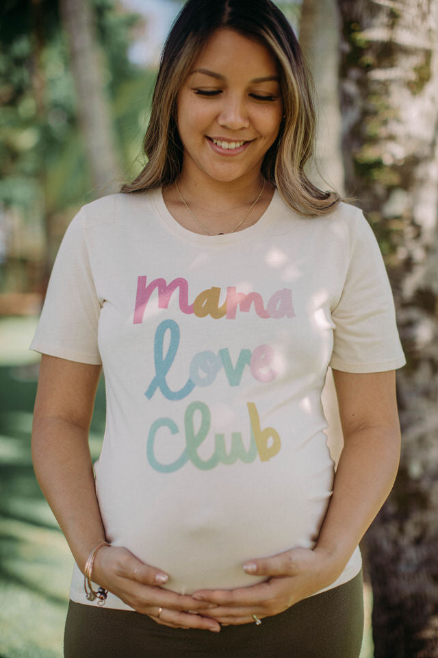 TEE MAMA LOVE CLUB - COCONUT