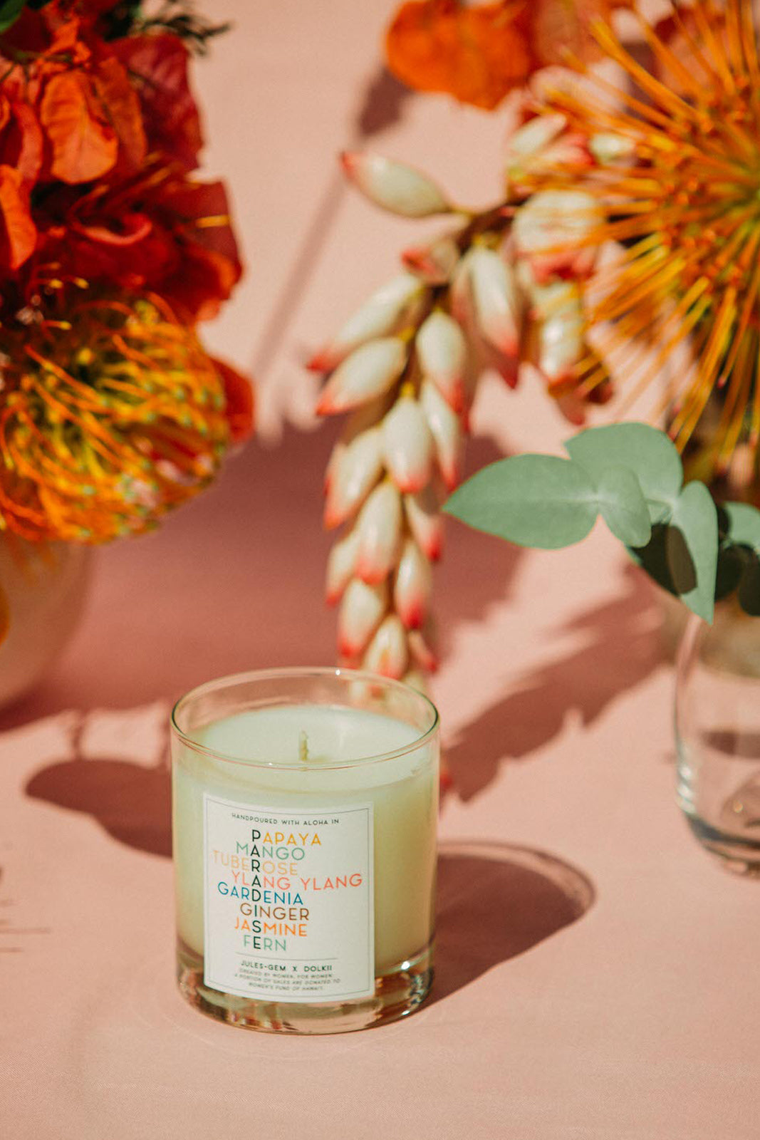 JULES + GEM HAWAI&#39;I X DOLKII - 7 OZ PARADISE CANDLE