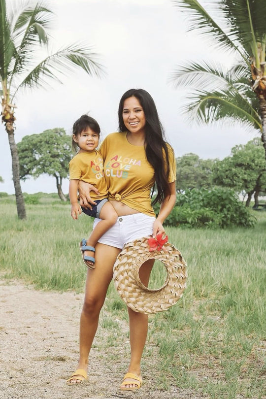 KEIKI TEE ALOHA LOVE CLUB - PINEAPPLE