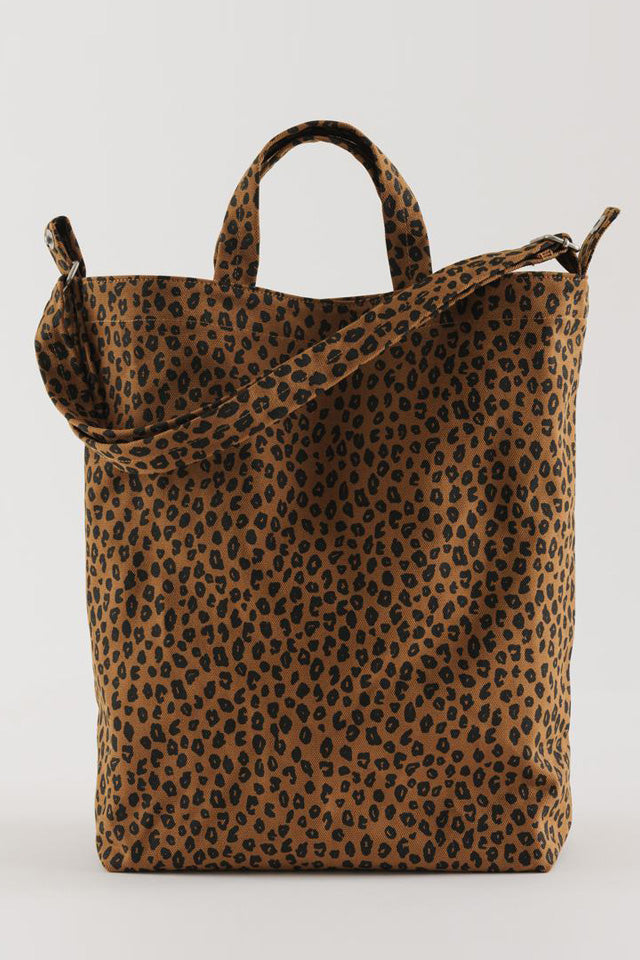 DUCK BAG NUTMEG LEOPARD BAGGU