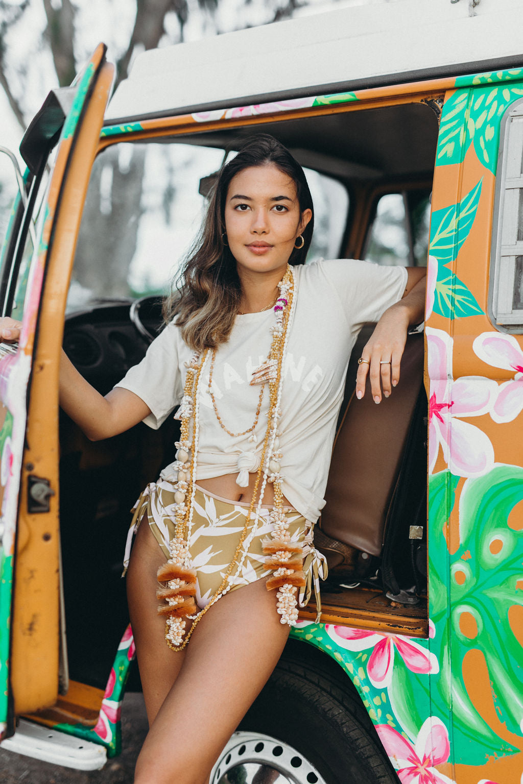 TEE WAHINE - COCONUT