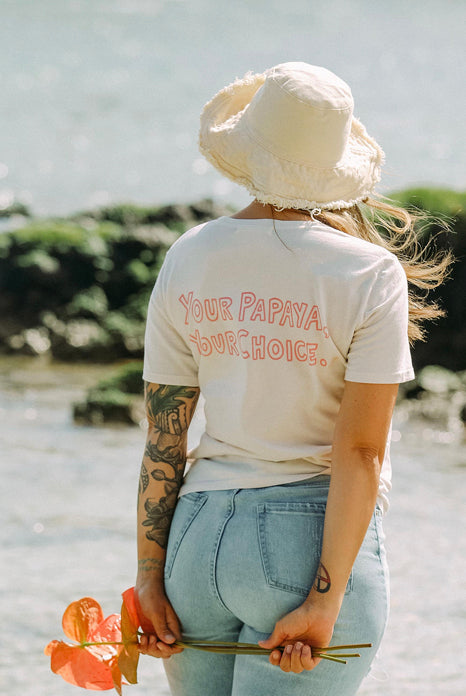 TEE YOUR PAPAYA, YOUR CHOICE - JANA LAM - MOONSTRUCK