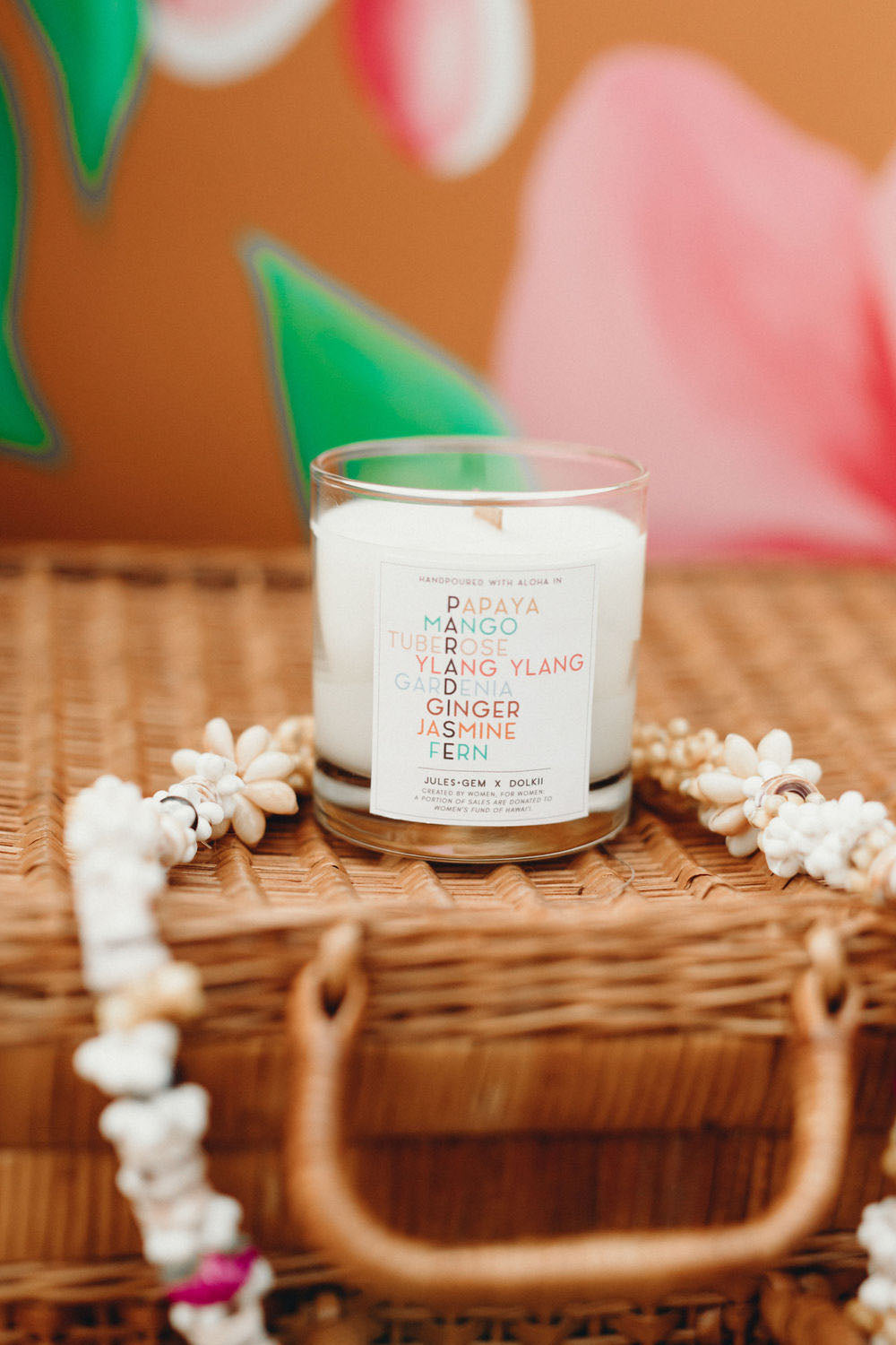 JULES + GEM HAWAI&#39;I X DOLKII - 7 OZ PARADISE CANDLE