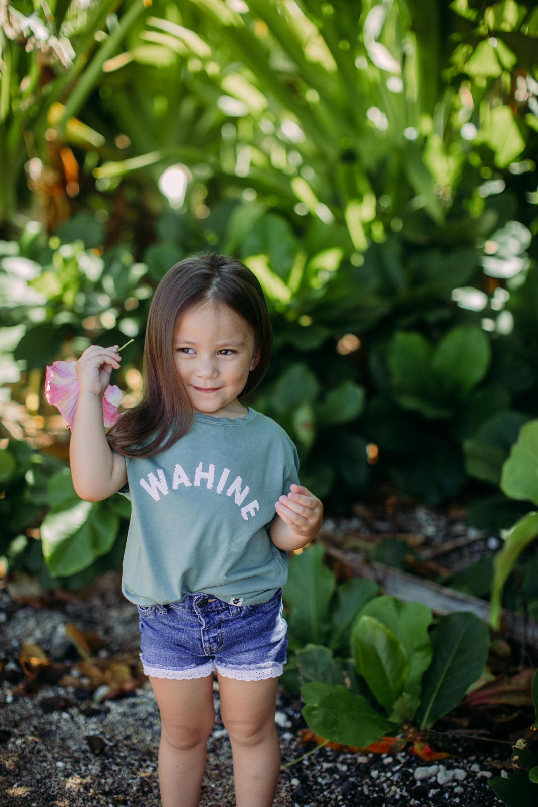 KIIKII TEE WAHINE - ALOE