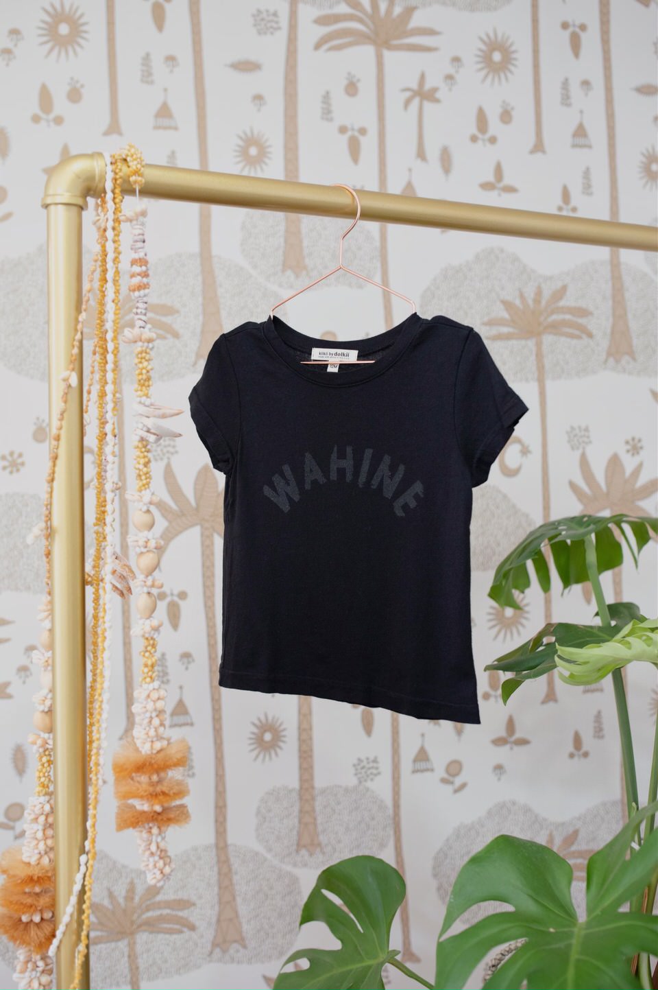 KIIKII TEE WAHINE - LAVA BLACK